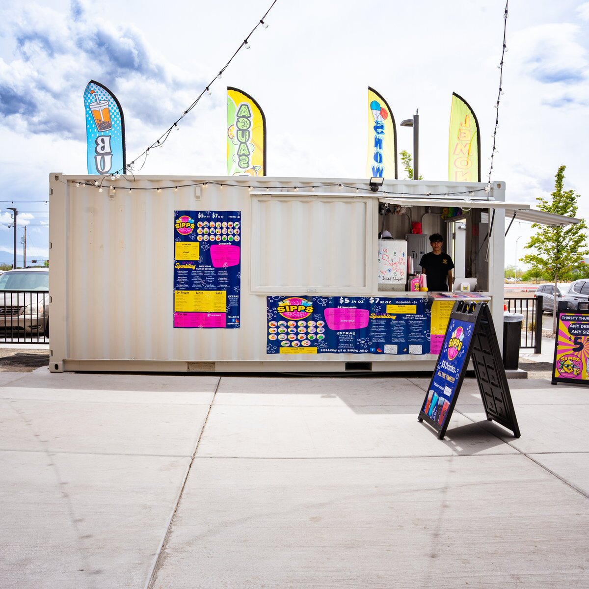 Sipps Lemonade food truck at Nuevo Atrisco